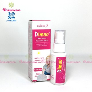 Bổ sung vitamin D3 dạng xịt dễ dùng cho bé - Dimao vtm D3, phát triển chiều cao cho trẻ, hấp thụ canxi