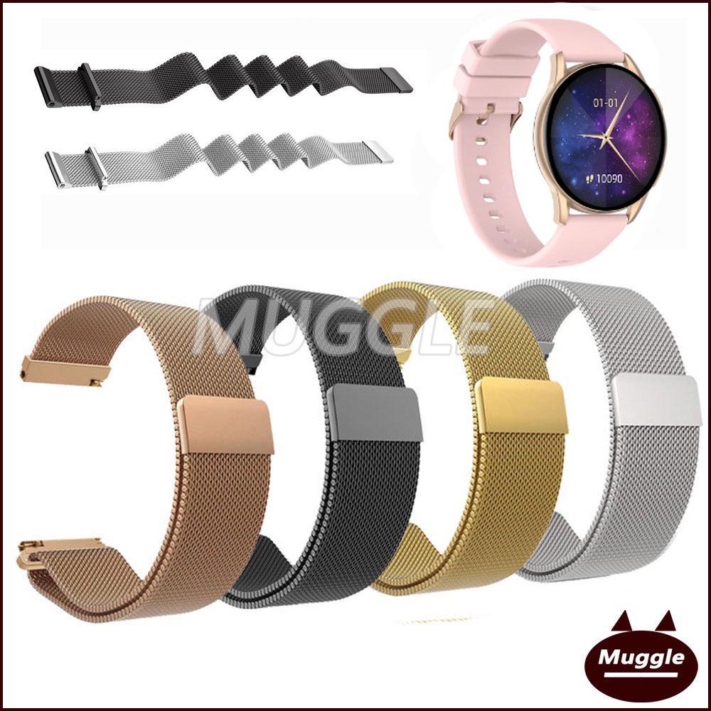 Dây Đeo Kim Loại Cho Đồng Hồ Thông Minh Xiaomi Kieslect L11 Lady Xiaomi Kieslect L11 Pro dây đeo tay đồng hồ kim loại Kieslect L11