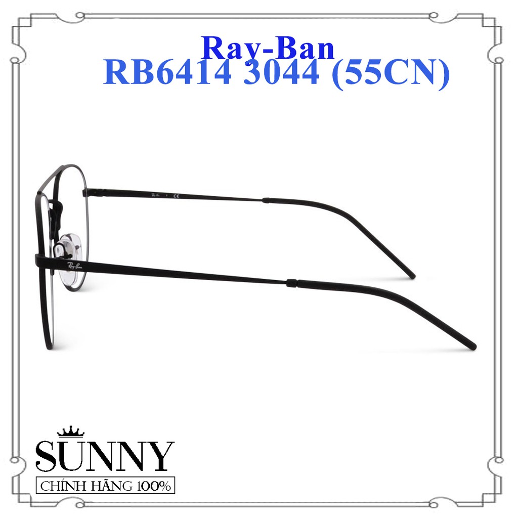 RB6414 3044 (55CN) - Gọng kính nam nữ Rayban chính hãng, bảo hành toàn quốc, thiết kế dễ đeo bảo vệ mắt