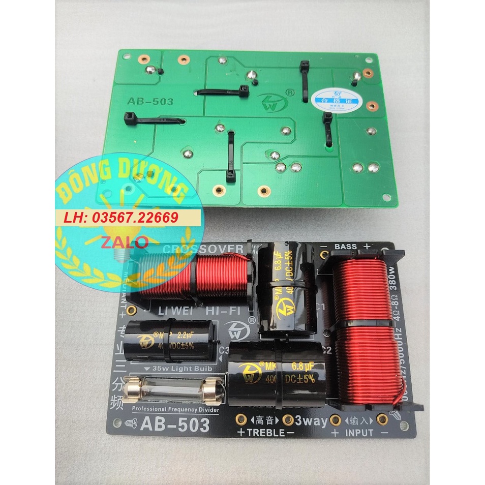 MẠCH PHÂN TẦN 3 LOA  AB503 HÀNG XỊN - GIÁ 1 CHIẾC - PHÂN TẦN 3 ĐƯỜNG TIẾNG