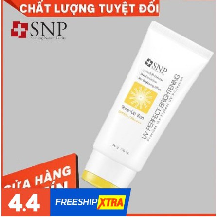 Kem chống nắng (Có màu) nâng tông dưỡng trắng da SNP