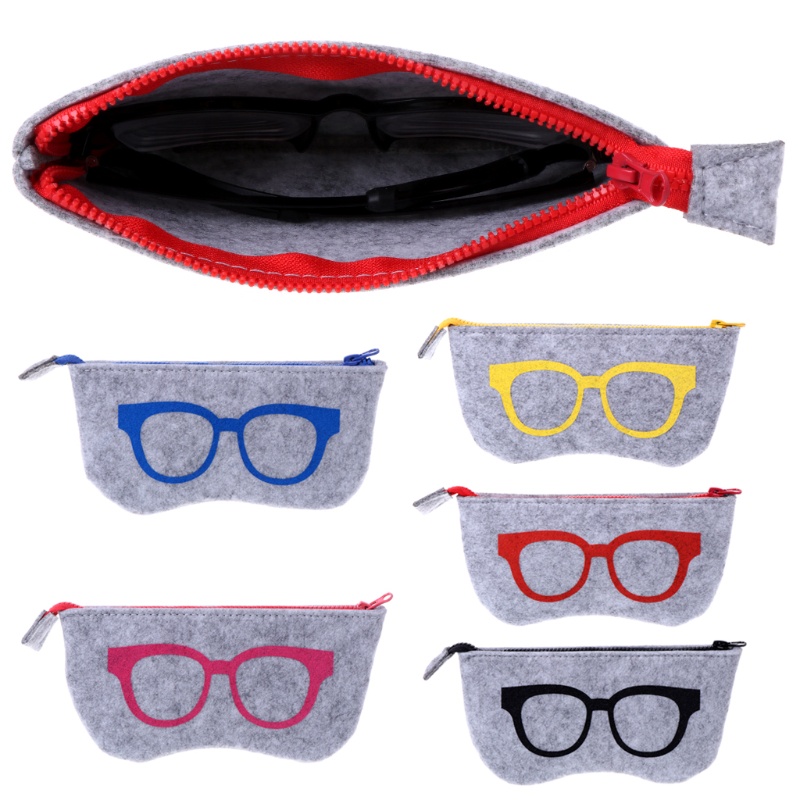 Youyo Túi Đựng Mắt Kính Cầm Tay Bằng Vải Nỉ Siêu Mỏng
