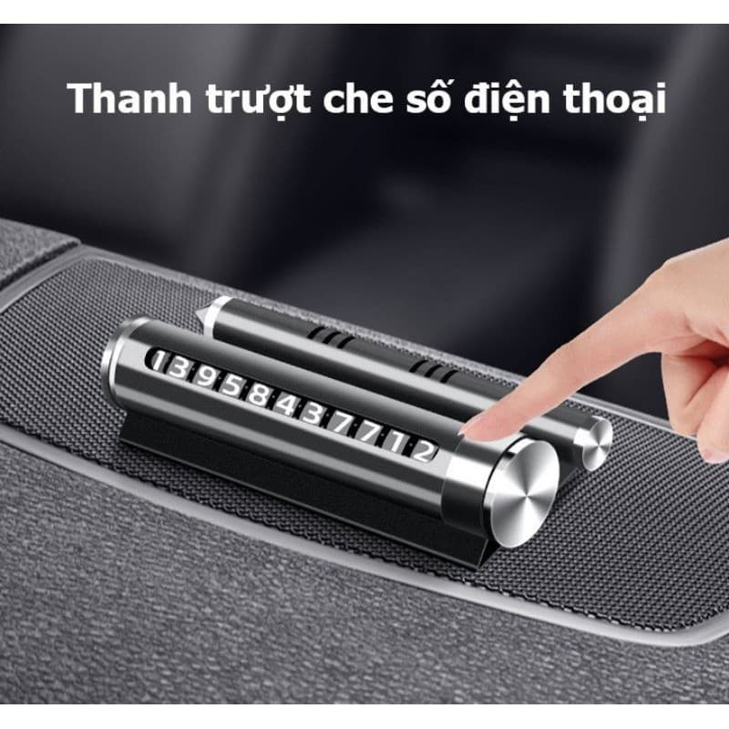 BẢNG GHI SỐ ĐIỆN THOẠI ,THẺ ĐỖ XE HIỂN THỊ SỐ ĐIỆN THOẠI GẮN TAPLO XE HƠI - TÍCH HỢP PHÁ KÍNH