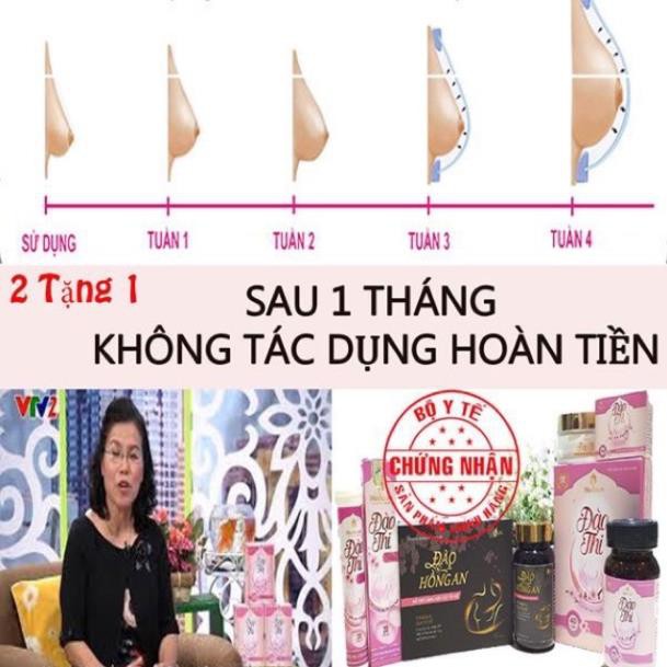 [Chính hãng ] Viên uống nở ngực Đào Thi - Hỗ trợ giúp tăng kích thước vòng 1  một cách tự nhiên nhất