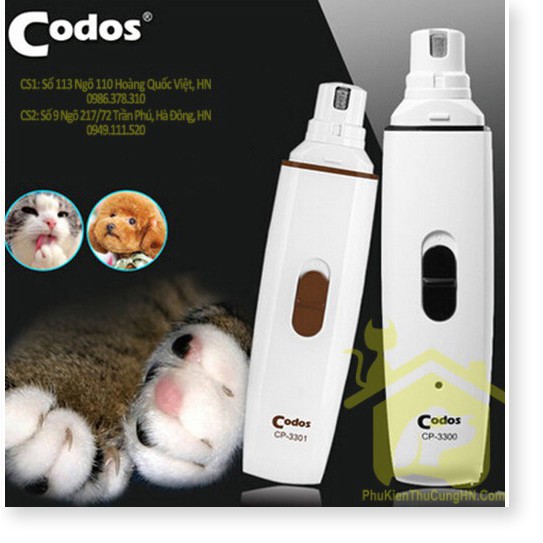 [Mã giảm mỹ phẩm chính hãng] Máy mài móng Codos CP-3300 và CP-3301 dành cho thú cưngi