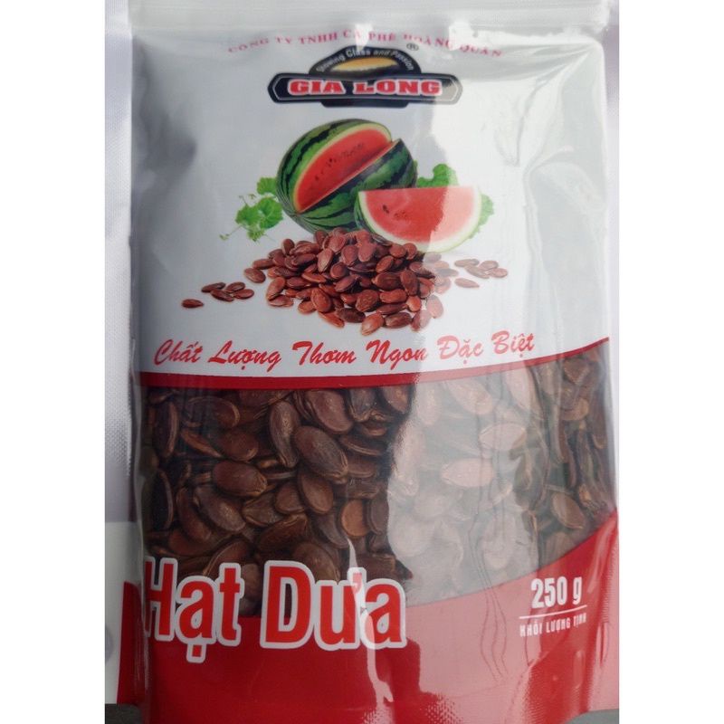 HẠT DƯA LOẠI 1 GIA LONG - TÚI ZIP 500GR