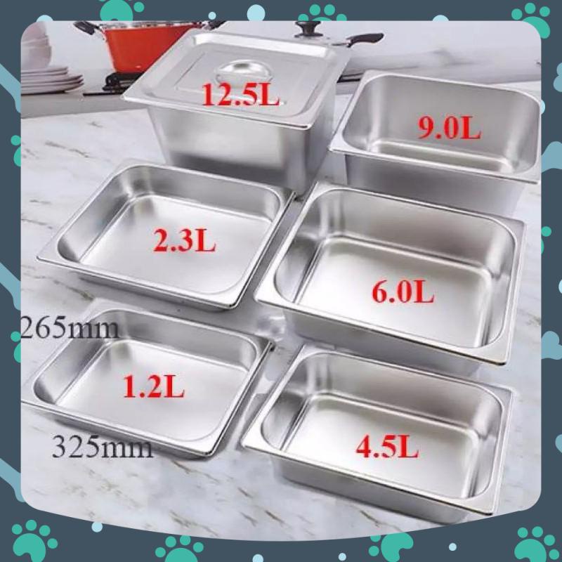 khay inox đựng thực phẩm GN 1/2