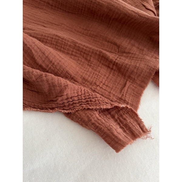 Vải xô muslin màu nâu