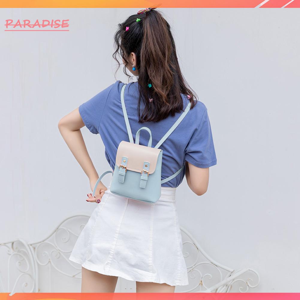 Ba Lô Mini Da PU Xinh Xắn Cho Nữ