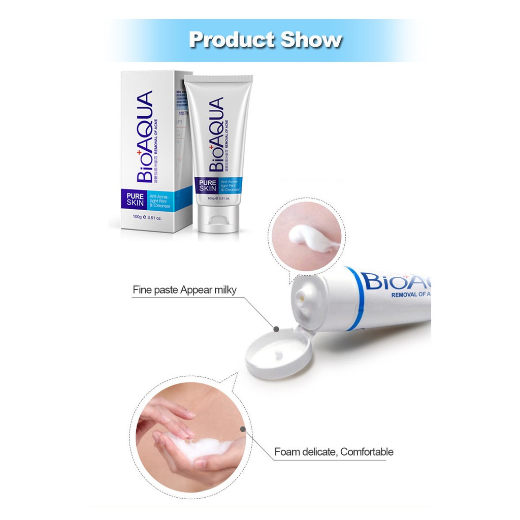 SET ngừa mụn Pure Skin Bioaqua (4 món) | BigBuy360 - bigbuy360.vn