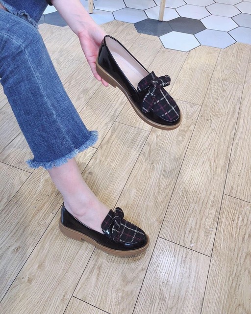 Giày lười Moka nơ thắt cực xinh | BigBuy360 - bigbuy360.vn