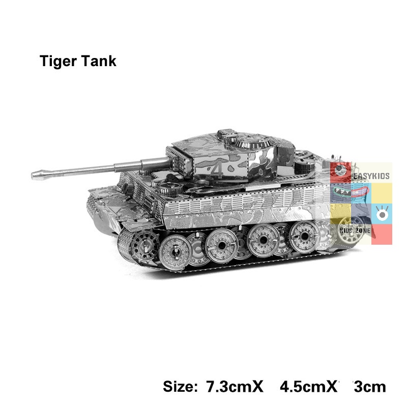 Mô Hình 3D Xe Tăng Chiến Đấu World War II làm bằng kim loại