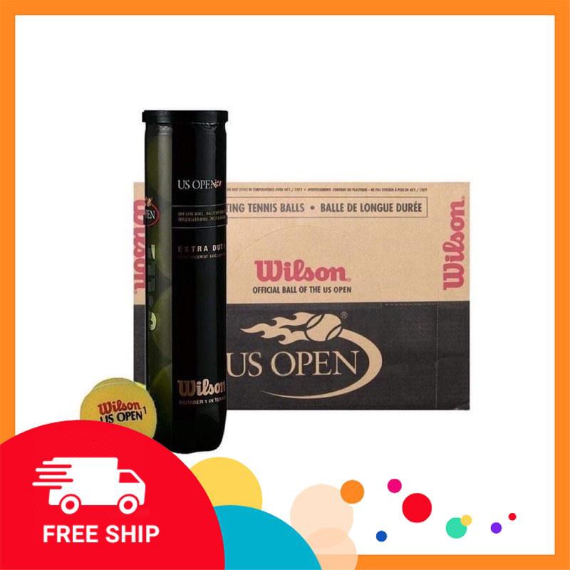 Bóng Tennis Wilson US Open Đen 4 Quả/ Lon,banh Tennis Wilson Us Open Đen 4 Quả
