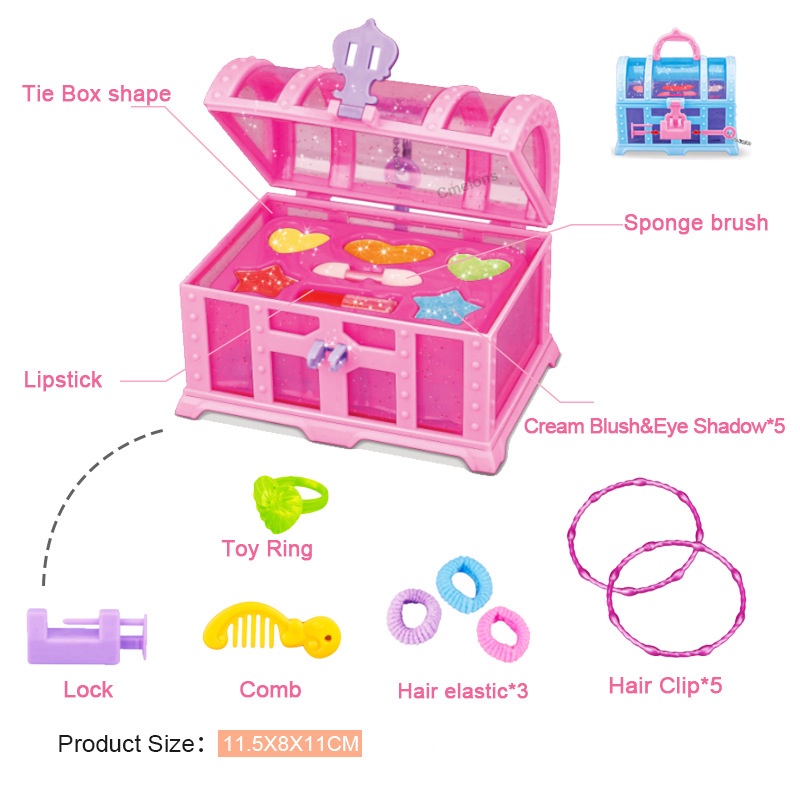 [Mã LIFE0503TOYS giảm 10% đơn 0Đ] Bộ Đồ Chơi Trang Điểm Thân Thiện Với Môi Trường An Toàn Cho Bé