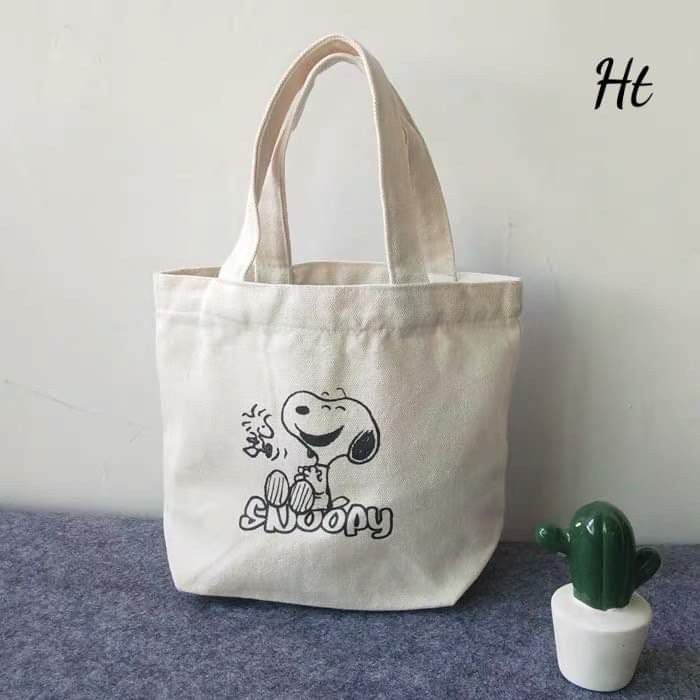 [Túi tote] Túi Snoopy vỗ tay HTH1120