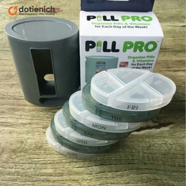 Hộp chia thuốc 7 ngày Sáng-Trưa-Chiều-Tối Pill Pro