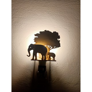 Đèn ngủ 2 con voi diy- đèn trang trí decor phòng ngủ