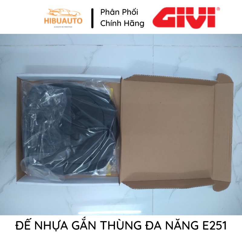 Đế Nhựa GIVI Gắn Thùng Đa Năng E251 - Hàng Chính Hãng