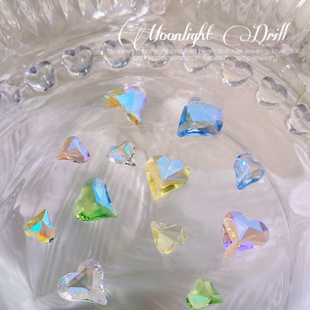 MOCHO Set 20 Hạt Nhựa 3D Trong Suốt Đính Móng Nghệ Thuật