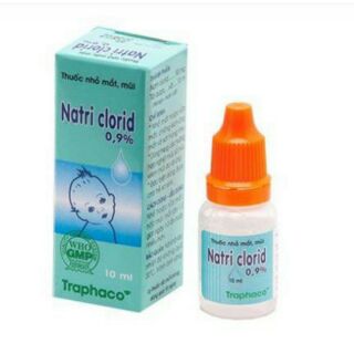 Thuốc nhỏ mắt Natriclorid 0,9% (Traphaco)
