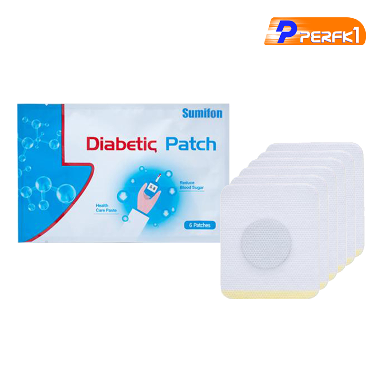 Hot-High Blood Sugar 6 Pcs/1Bag Diabetes Plasters Diabetes Patch Diabetes Pads