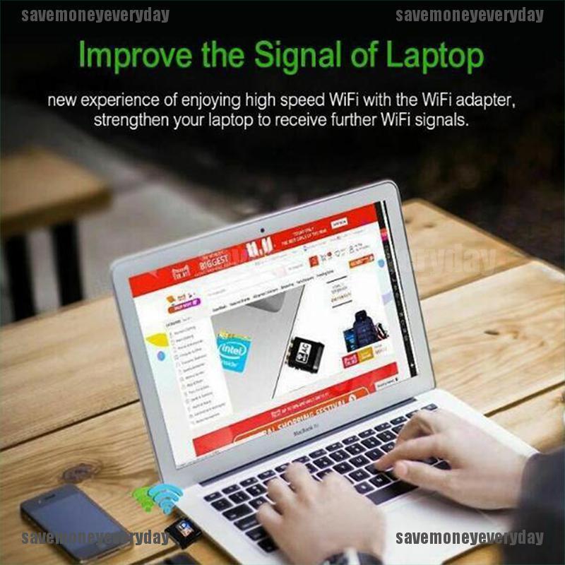 Đầu USB phát Wifi không dây 150Mbps hỗ trợ mạng Lan 802.11 cùng băng tần kép 2.4g / 5g | BigBuy360 - bigbuy360.vn