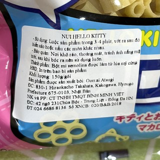 Nui Hello kitty cho bé từ 9 tháng 150g