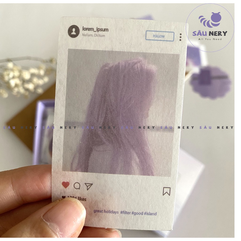 Sâu Nery - SN22 - Set 80 miếng dán sticker trang trí sổ tay, nhật ký, điện thoại siêu xinh