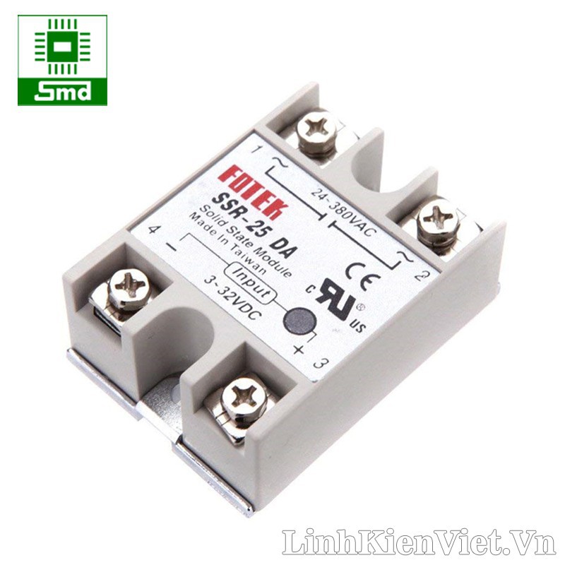 Relay bán dẫn Solid SSR 10DA 25DA 50DA 75DA FOTEK