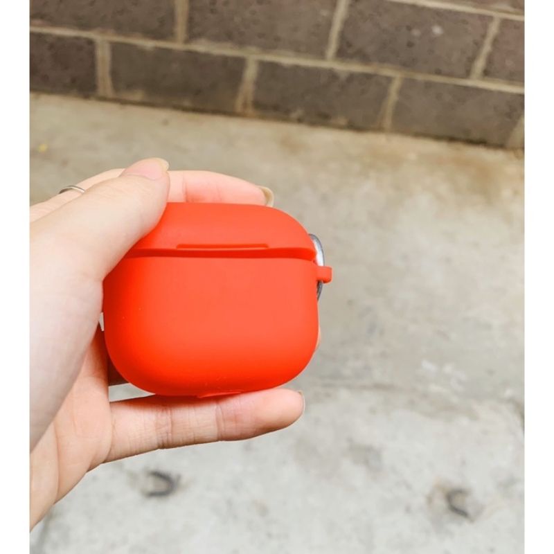 🌟 Airpod 3 2021 🌟 Vỏ Bọc Tai Nghe Case silicon dẻo trơn nhiều màu - Tặng kèm móc
