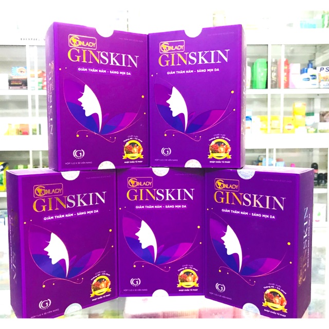 ✅  Ginskin giúp giảm thâm nám , sáng mịn da cải thiện sinh lý nữ