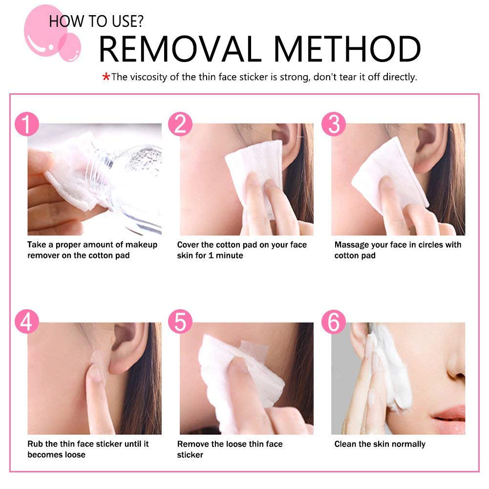 Set 40 Miếng Dán Làm Thon Gọn Mặt Tạo Cằm Chữ V Vô Hình Nhanh Chóng