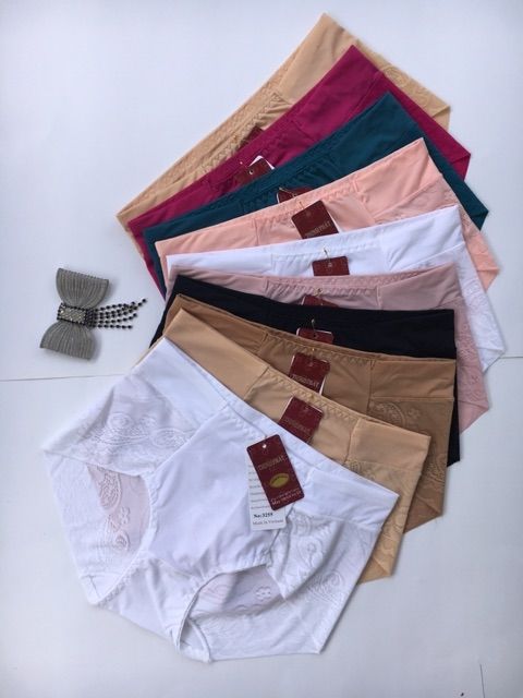 Set 5 Quần lót nữ lưng cao Thịnh phát, quần chíp nữ không viền mông cao cấp