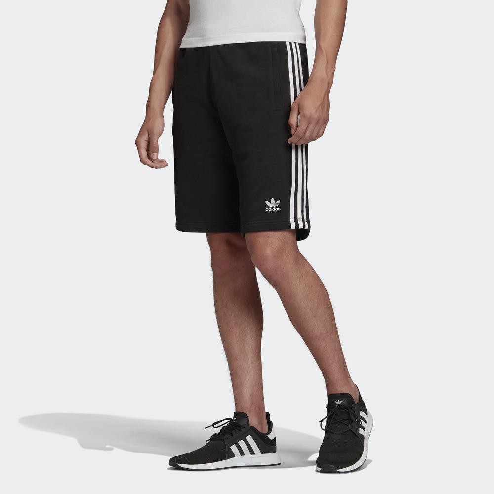 [Mã MABRAAA1 giảm 10% đơn 1Tr] Quần Ngắn adidas ORIGINALS Nam Quần short 3 Sọc Kẻ Màu đen DH5798