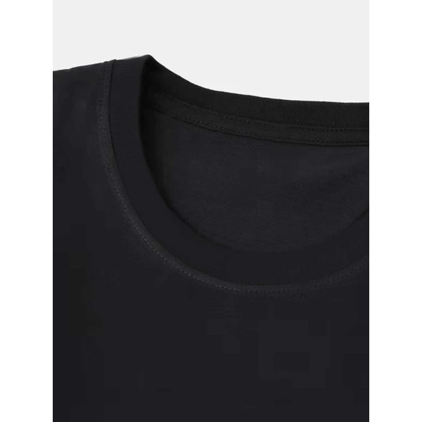 Áo thun nam cao cấp cổ tròn vải thun lạnh co giãn dày dặn