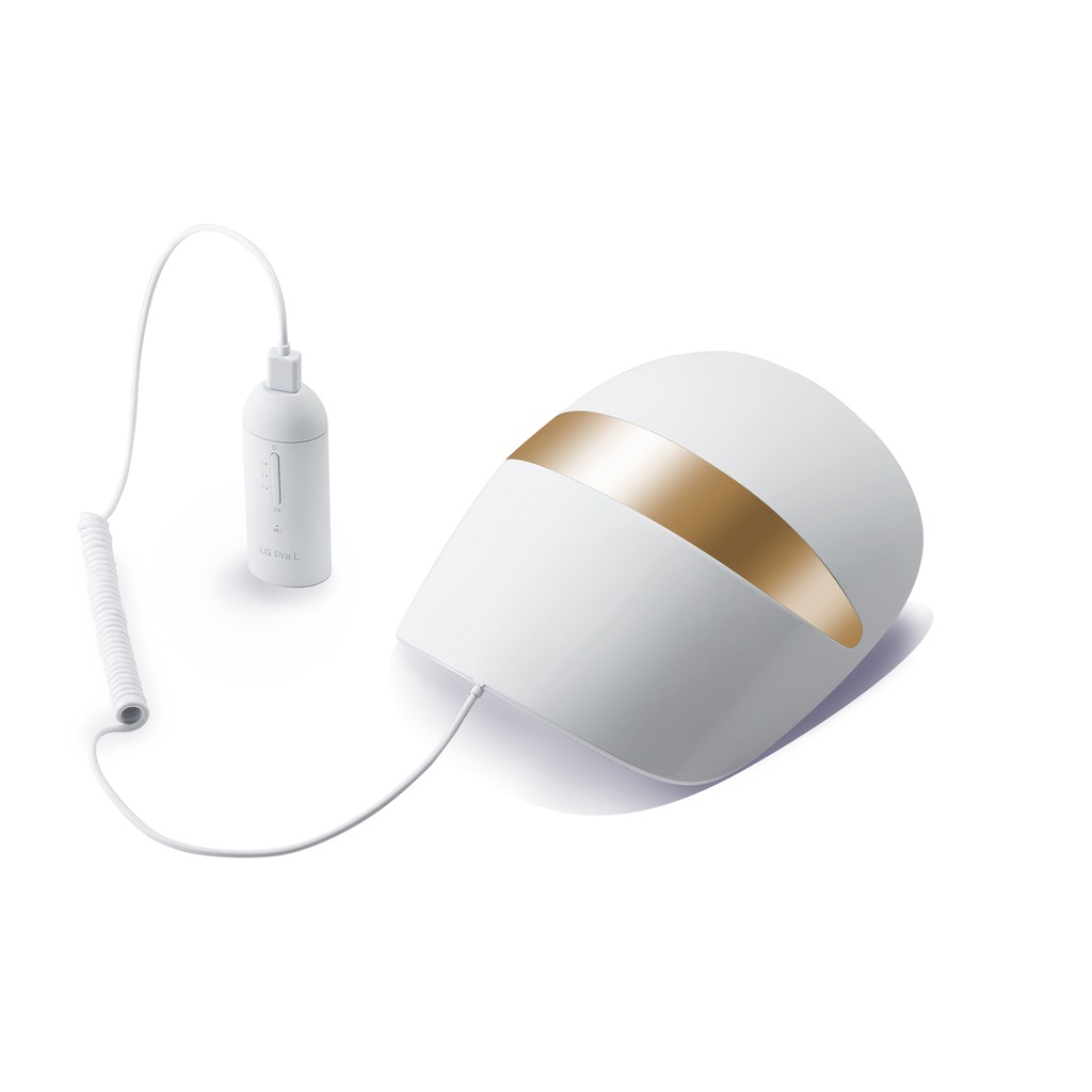 (HÀNG CHÍNH HÃNG) Mặt Nạ LG Pra.L Derma LED trị nám tàn nhang, nâng tông da (Bản Gold 1.0)