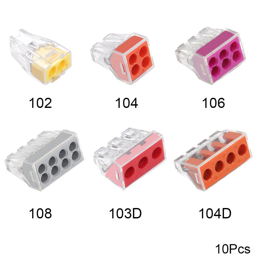 Set 10 Khối Đấu Nối Dây Điện 102 / 104 / 106 / 108 Chuyên Dụng