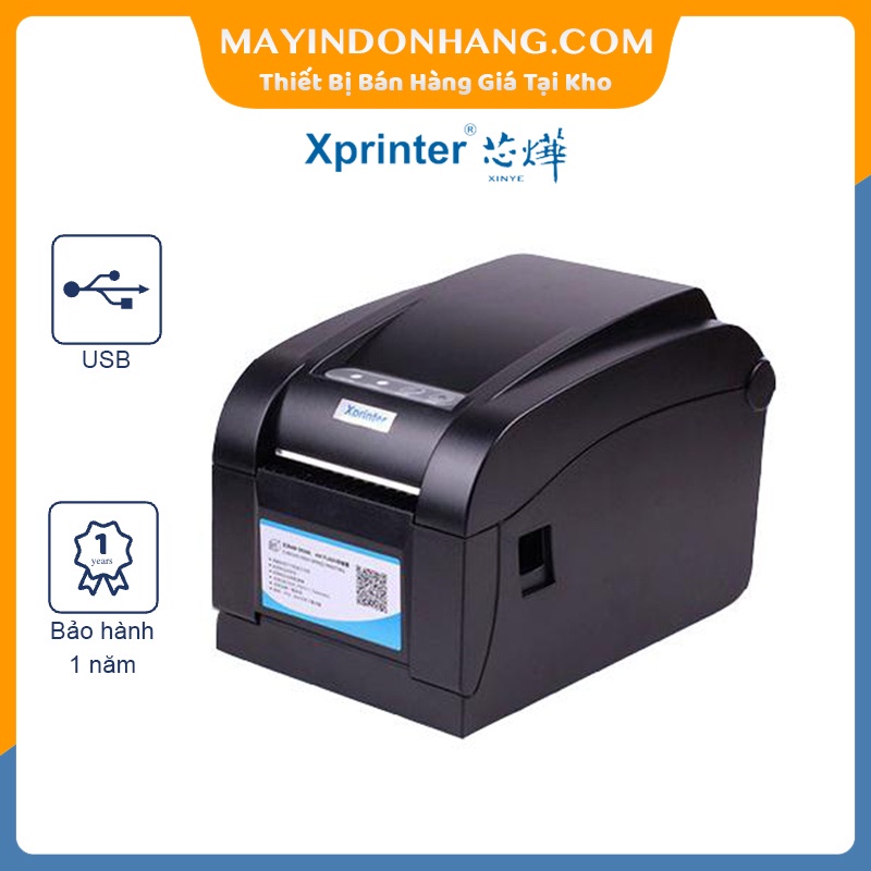 Máy in mã vạch Xprinter 350BM In tem GHTK