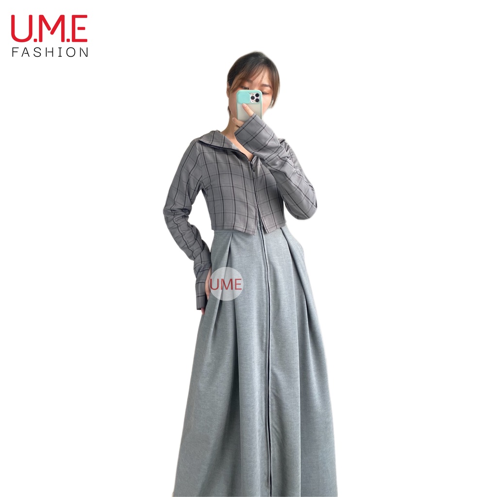 Đầm chống nắng toàn thân thiết kế - Croptop
