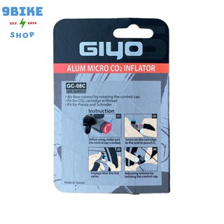 Bơm xe đạp CO2 GIYO GC-08C