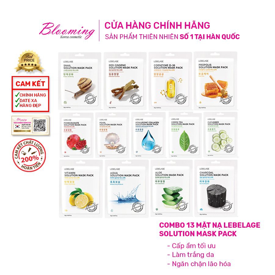 Mặt Nạ Dưỡng Da Lebelage Solution Mask Pack 25/ml | BigBuy360 - bigbuy360.vn