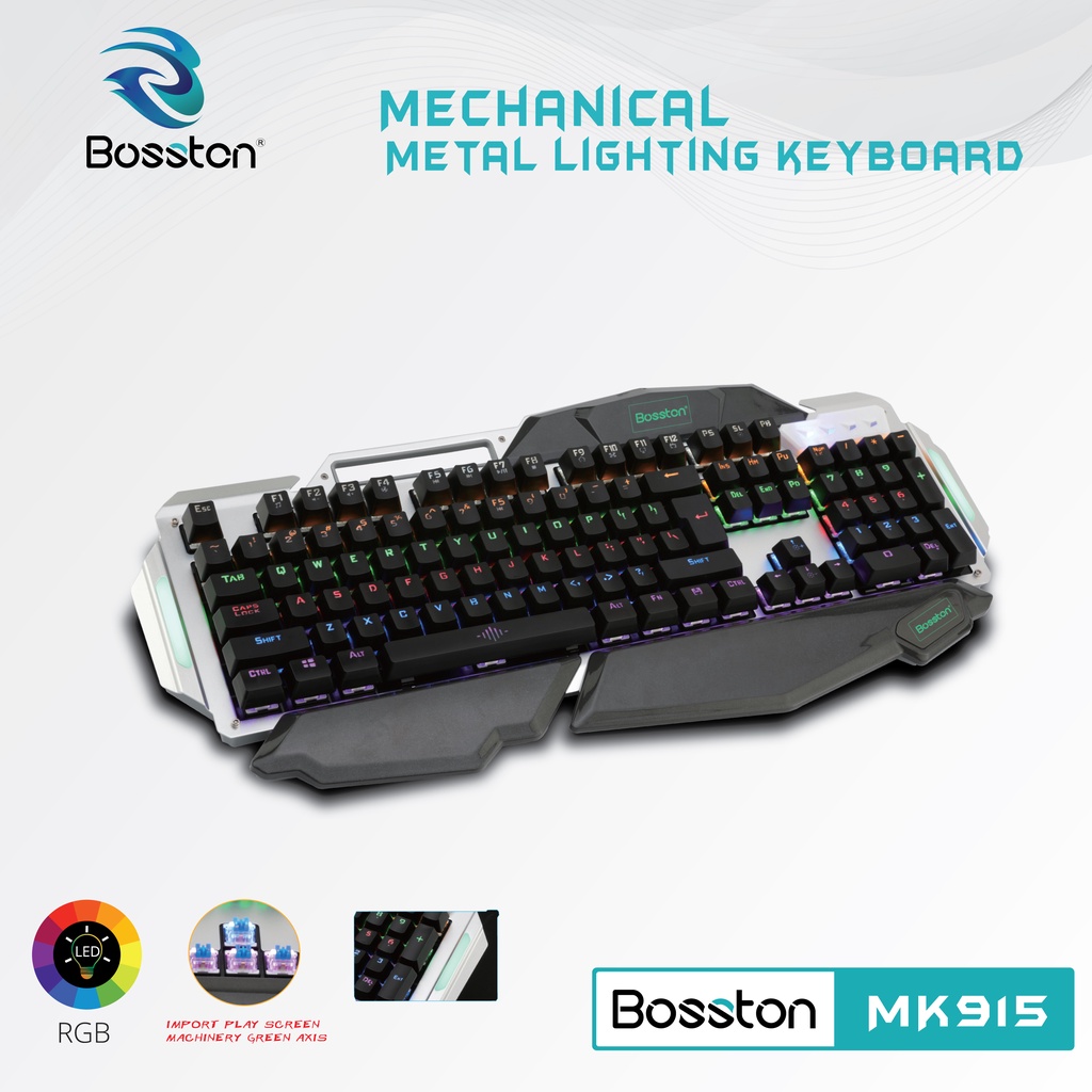 Bàn Phím Cơ Bosston MK915 Full Led