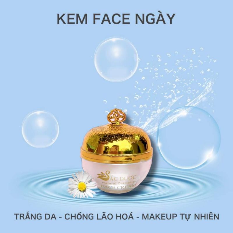 kem dưỡng trắng da sắc dược từ thiên nhiên