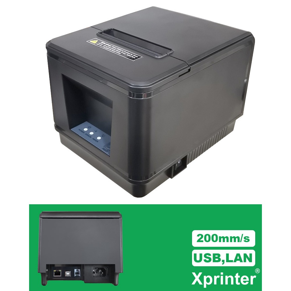 Máy in hóa đơn Xprinter A260H in từ điện thoại và máy tính dùng khổ giấy K80