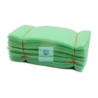 Bông lọc bể cá 2 lớp trắng xanh loại tốt kích thước 120x30cm