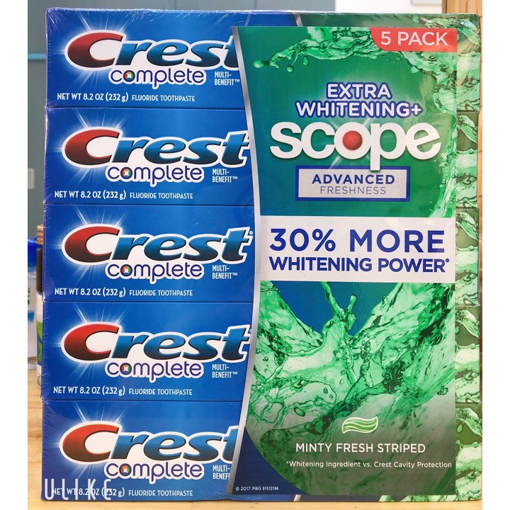 Kem đánh răng Crest Scope 232gr