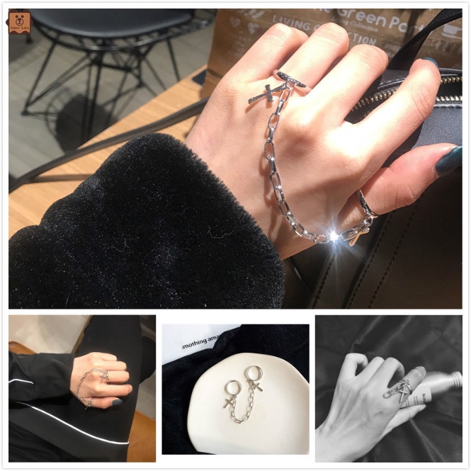 Nhẫn Đeo Tay Thiết Kế Phong Cách Hip Hop Độc Đáo Unisex