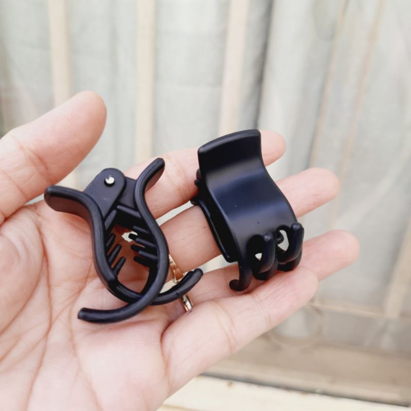 Kẹp tóc NHÍ 3R/5R đen bóng/đen nhám