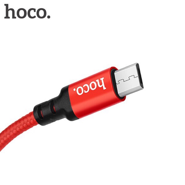 Cáp sạc nhanh Hoco X14 Micro Usb / Type C dây dù siêu bên chính hãng