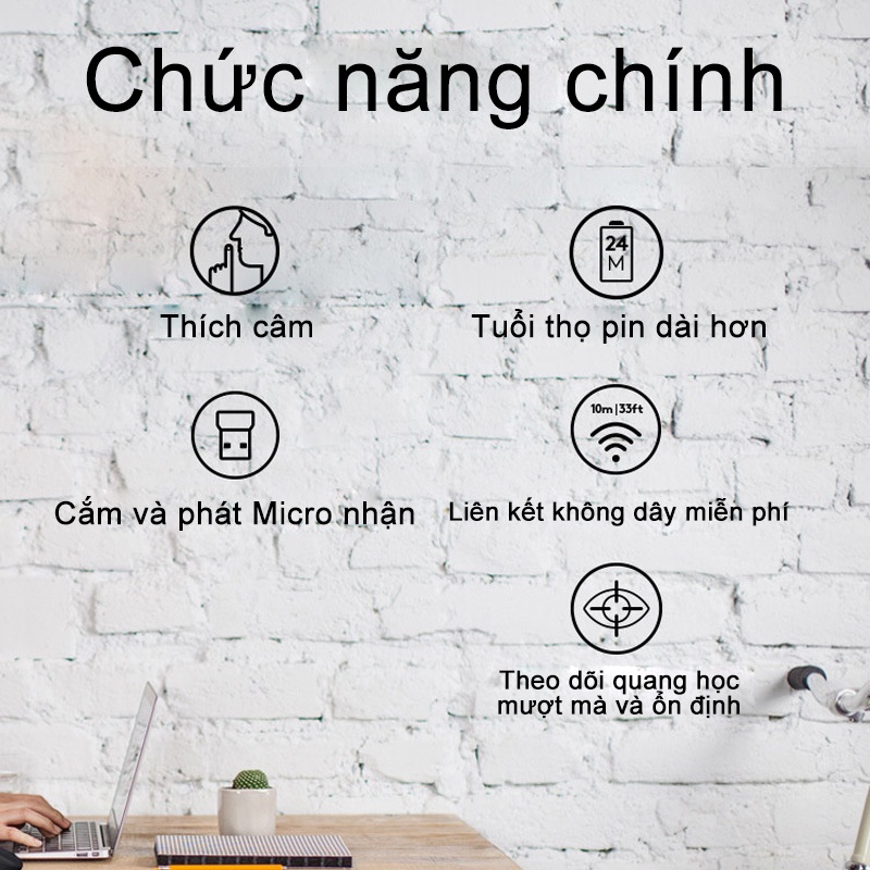 Chuột không dây Logitech M330 Silent Plus - Yên lặng không có âm thanh, chuột công thái học-LJM300